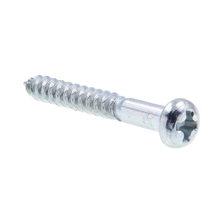 Prime-Line Wood Screw Round Head, Phillips Drive No. 5 X 1in Zinc Plated Steel 50PK 9207325
